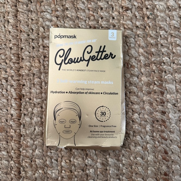 NWT POPMASK GLOWGETTER GOLD FACE MASKS SET OF 3 - Picture 5 of 7